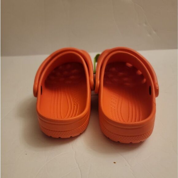 🆕️👡Crocs Classic Clogs, Orange Slip On Unisex M-8 W-10 - Picture 6 of 8
